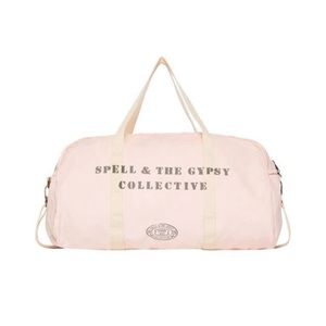 NWT Spell & The Gypsy Collective blush pink Duffle Bag Tote
